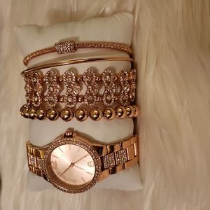 JC Penney Rose Gold Set